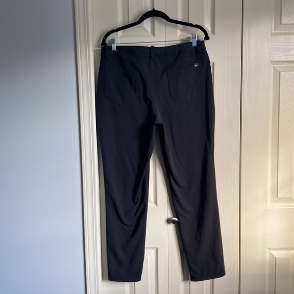 NIKE DRI FIT Slim Fit Black Pants Size M - Picture 2 of 11